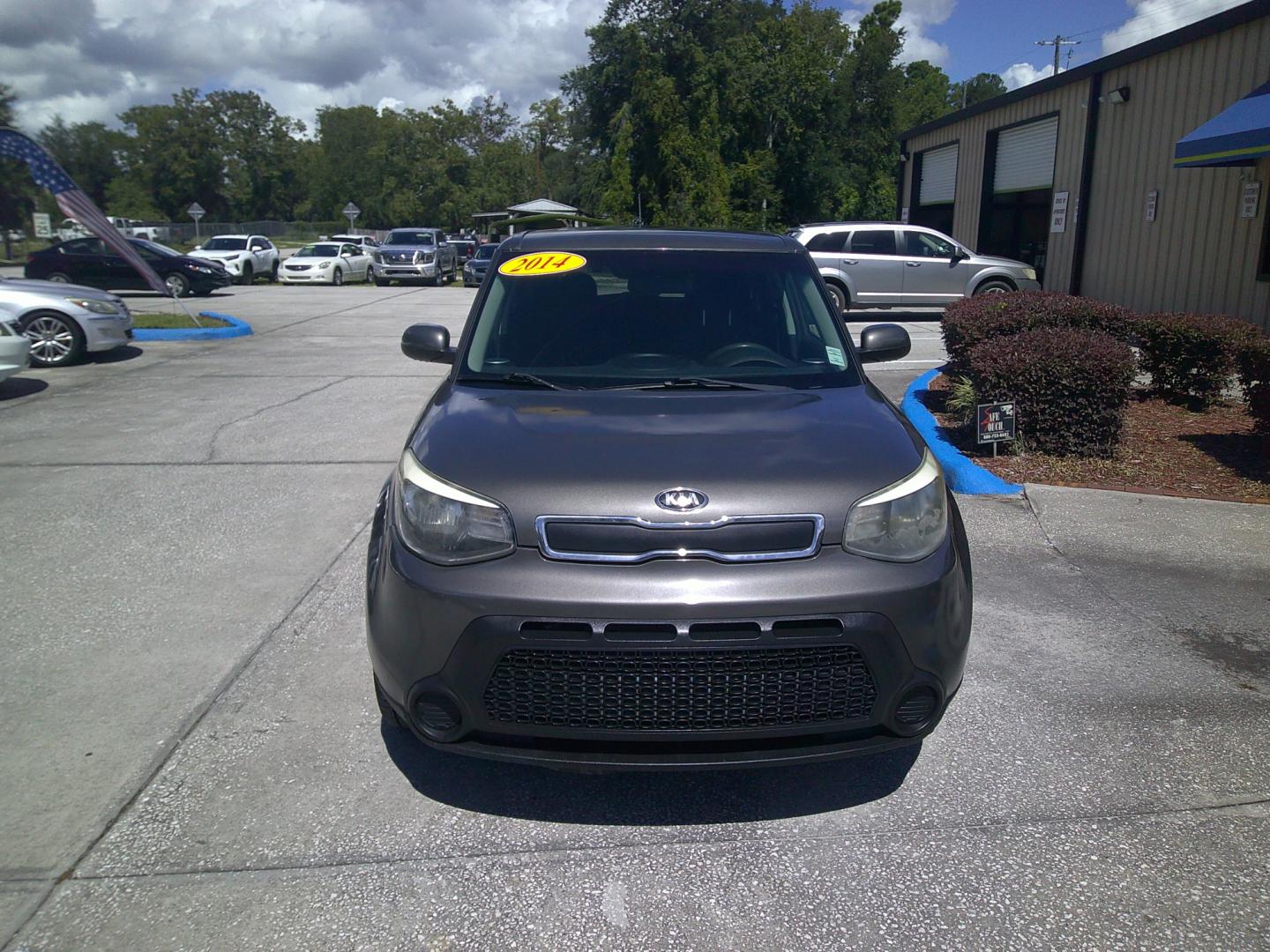 2014 GRAY KIA SOUL BASE (KNDJN2A21E7) , located at 390 Hansen Avenue, Orange Park, FL, 32065, (904) 276-7933, 30.130497, -81.787529 - Photo#0